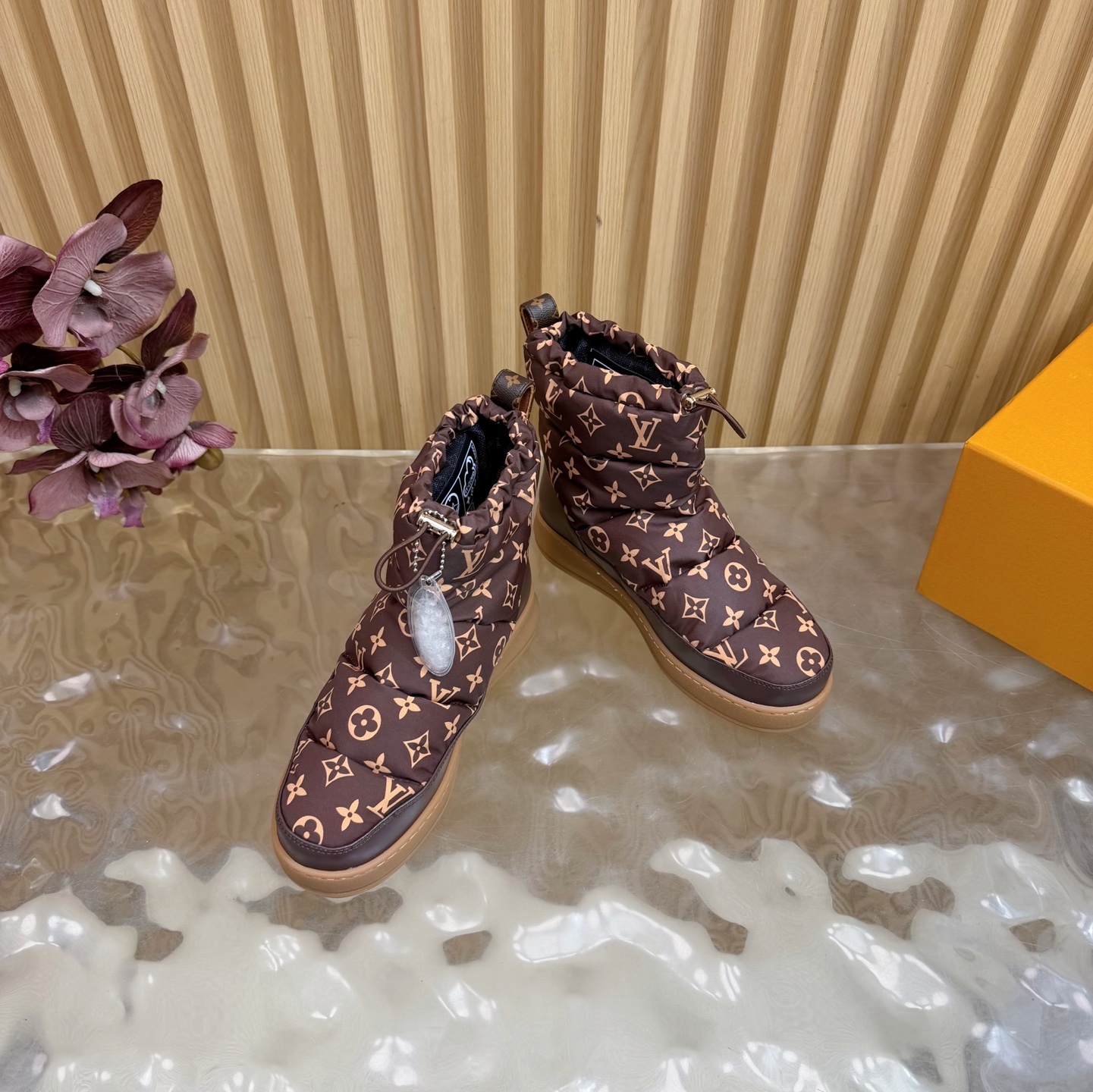 L Design 2025 Autumn/Winter New Down Snow Boots