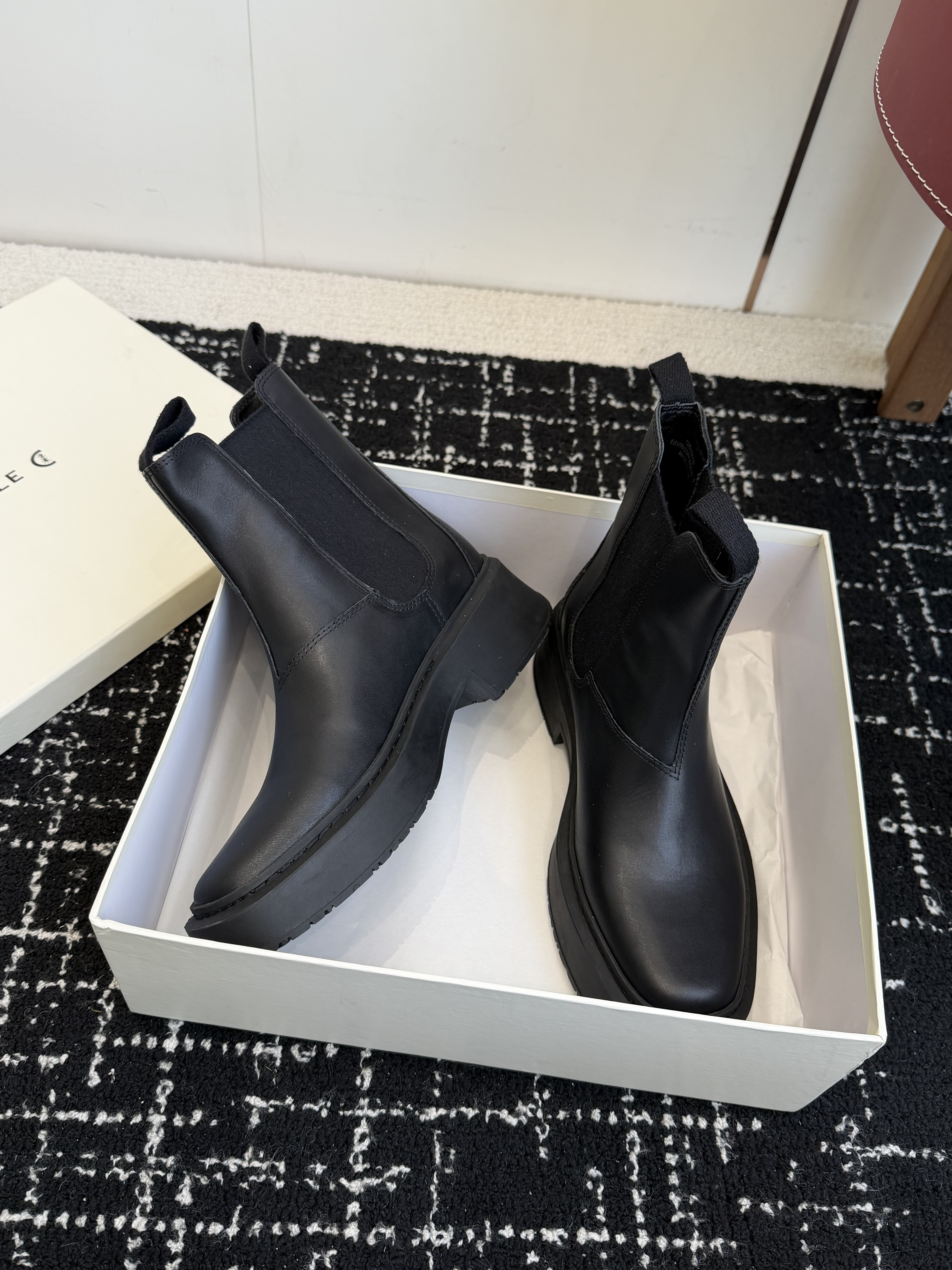 I design classic Chelsea boots