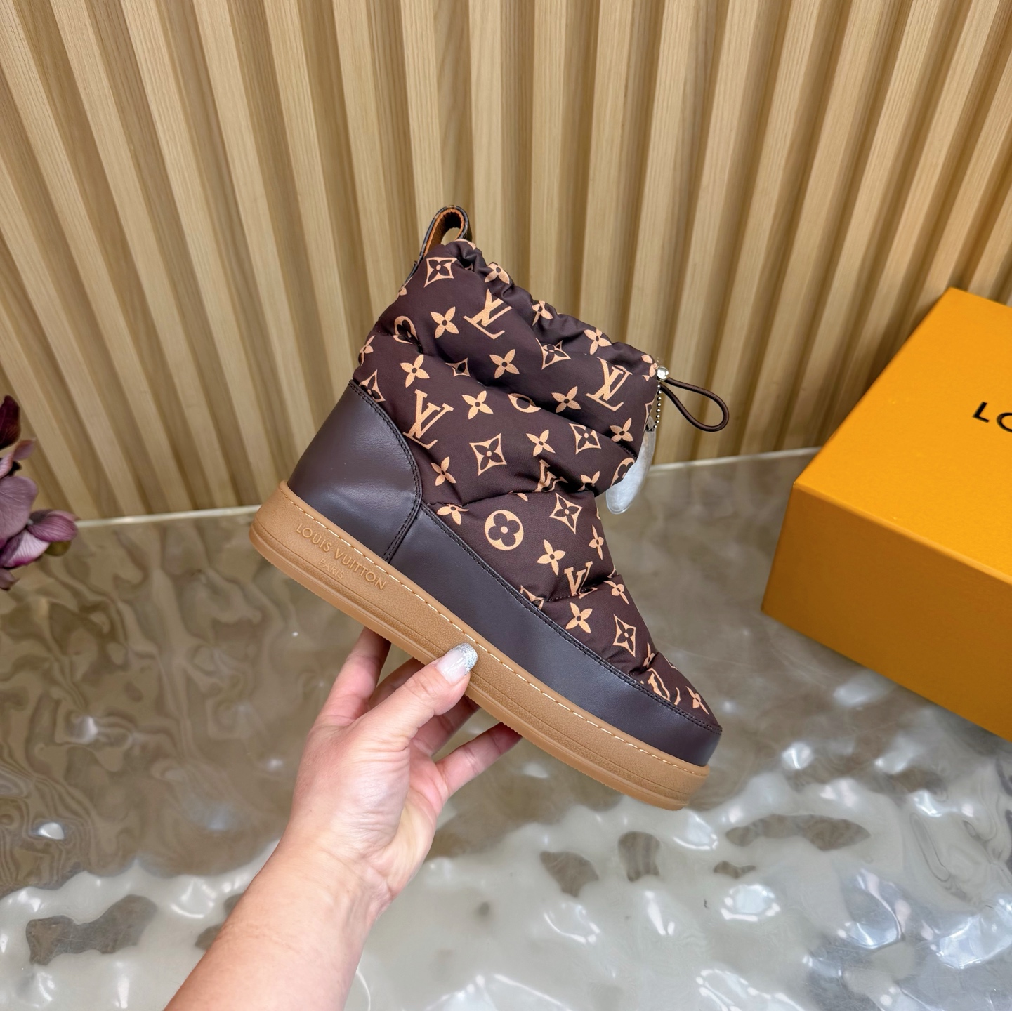 L Design 2025 Autumn/Winter New Down Snow Boots