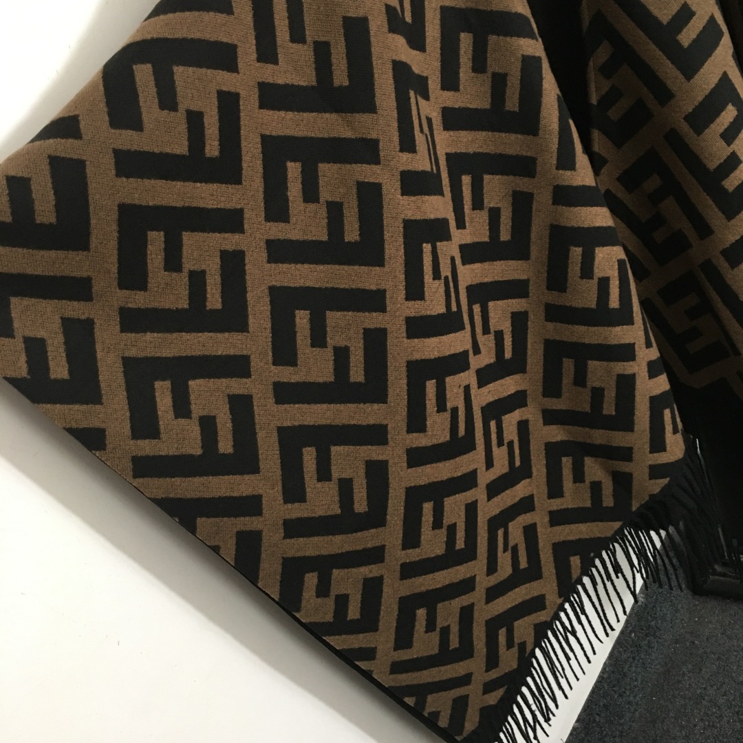 F Cashmere Knit Sweater Shrug Cape