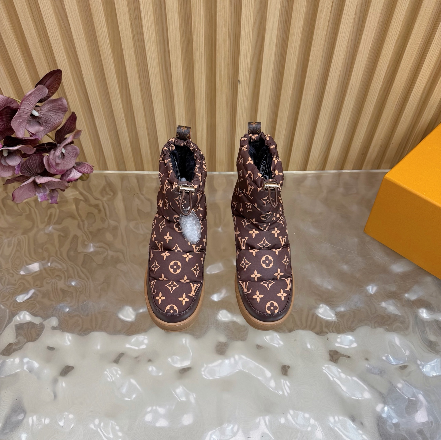 L Design 2025 Autumn/Winter New Down Snow Boots