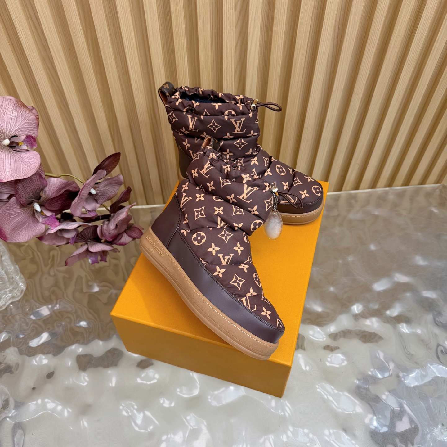 L Design 2025 Autumn/Winter New Down Snow Boots