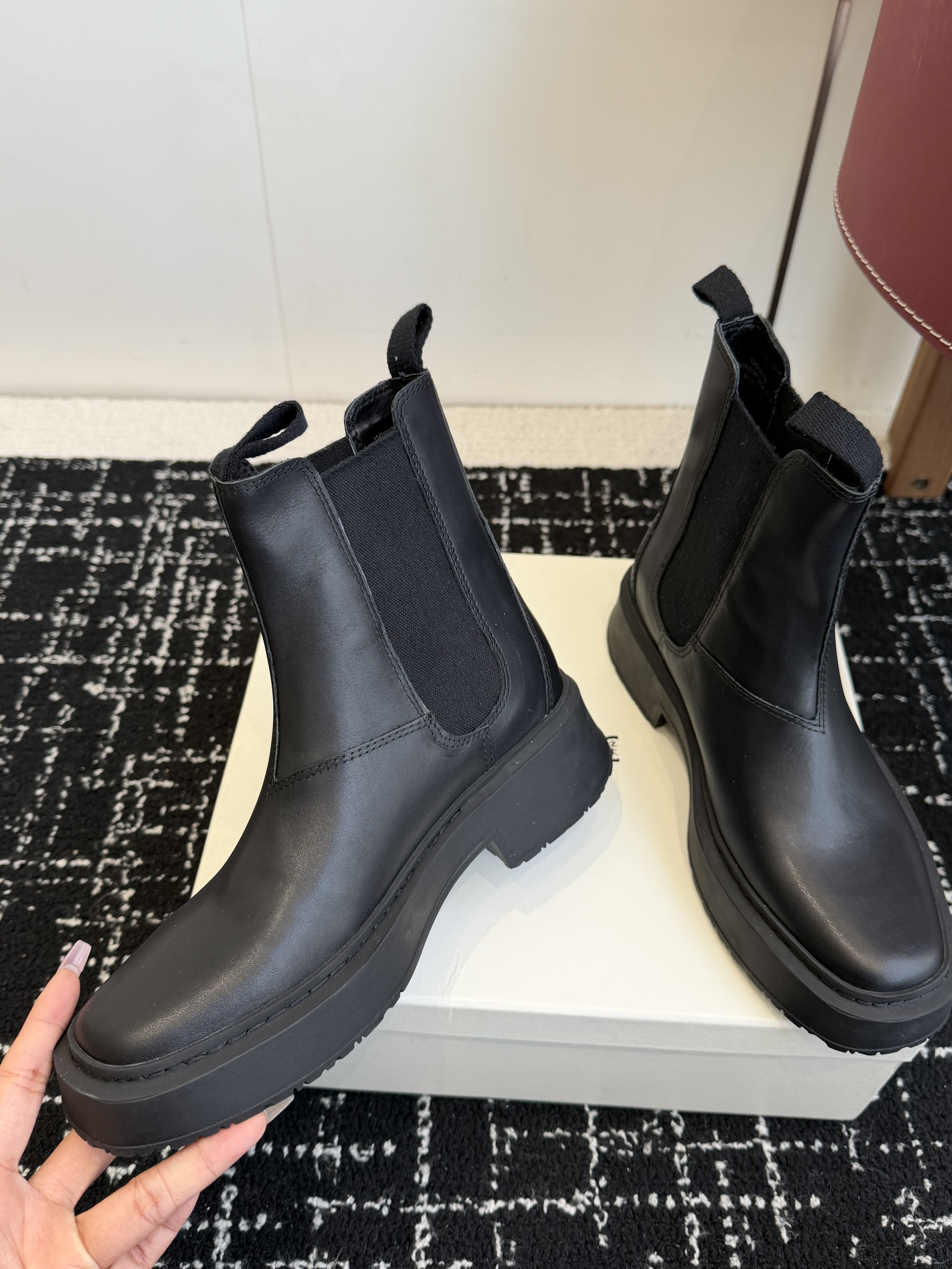I design classic Chelsea boots