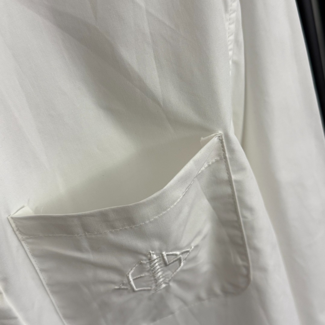 S Long-sleeved pure cotton shirt