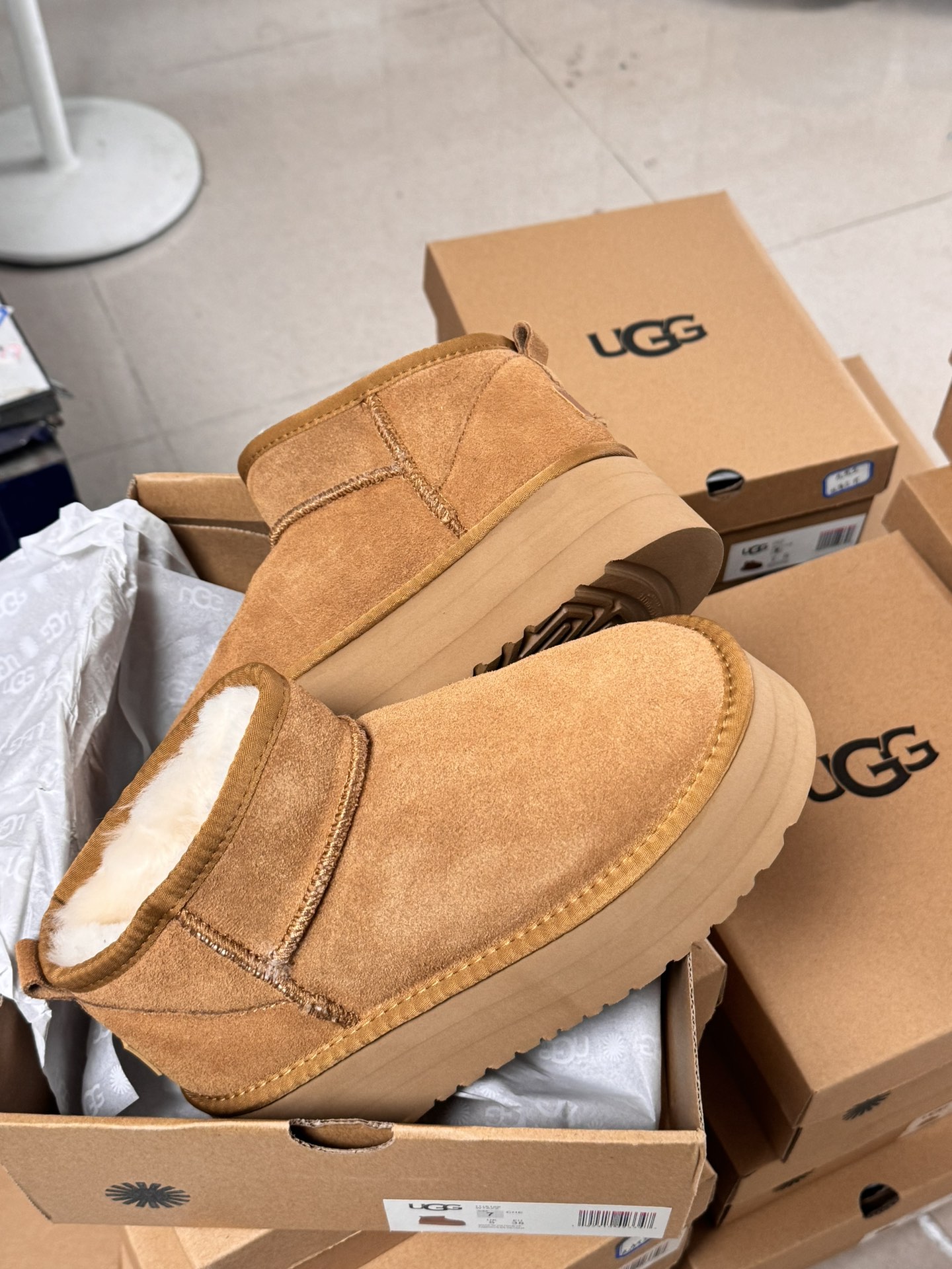 UG design Mini Boots 3cm sole