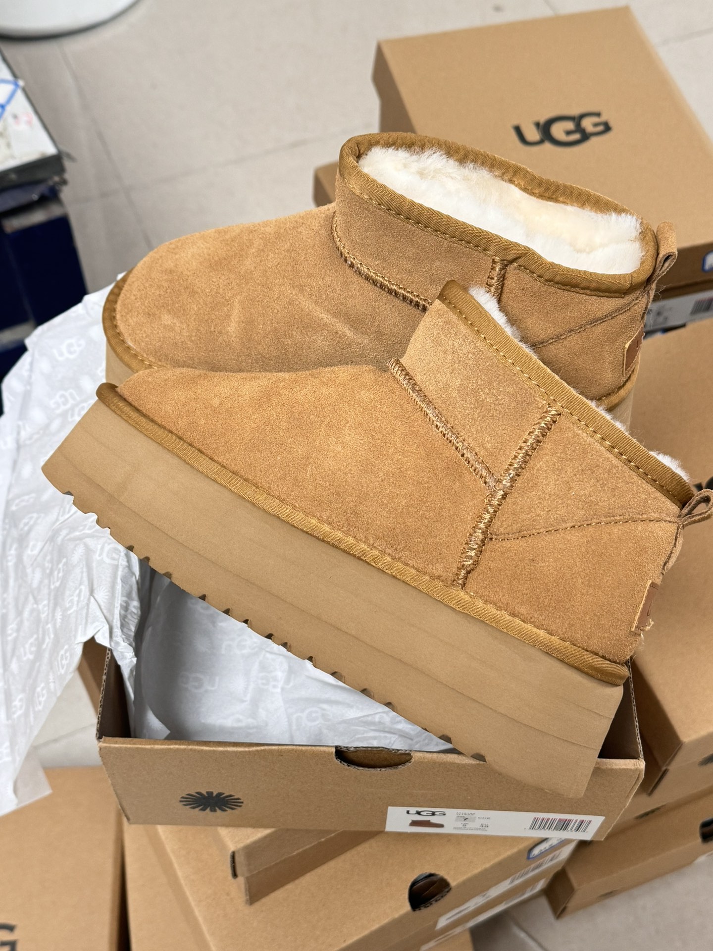 UG design Mini Boots 3cm sole