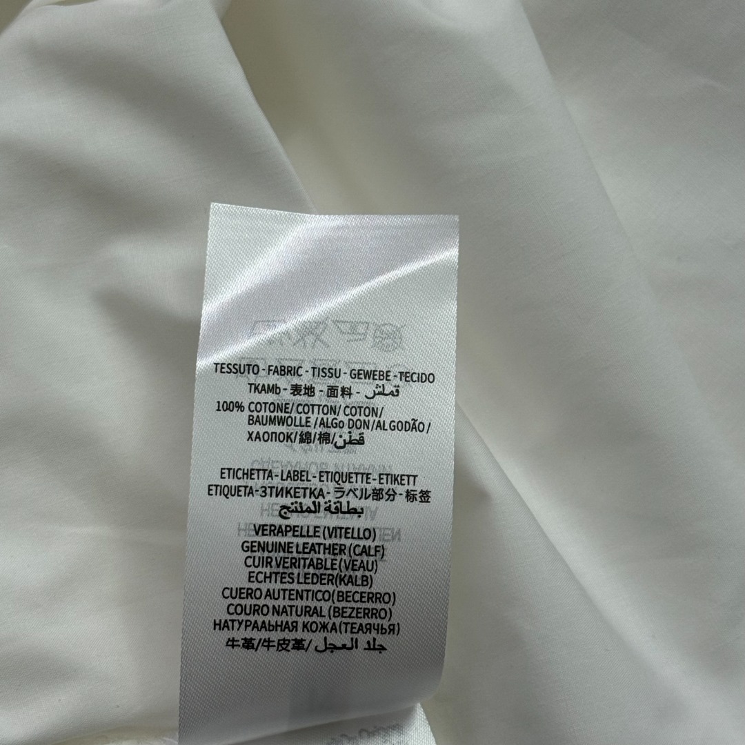 S Long-sleeved pure cotton shirt