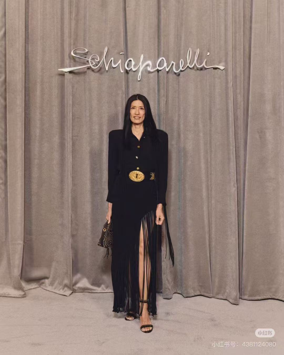 S Tassel lapel long-sleeved shirt