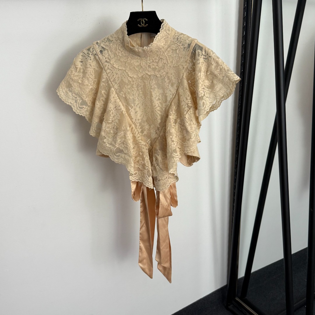 Z lace 2 set Stand up collar vest top+leg binding pants carrot pants