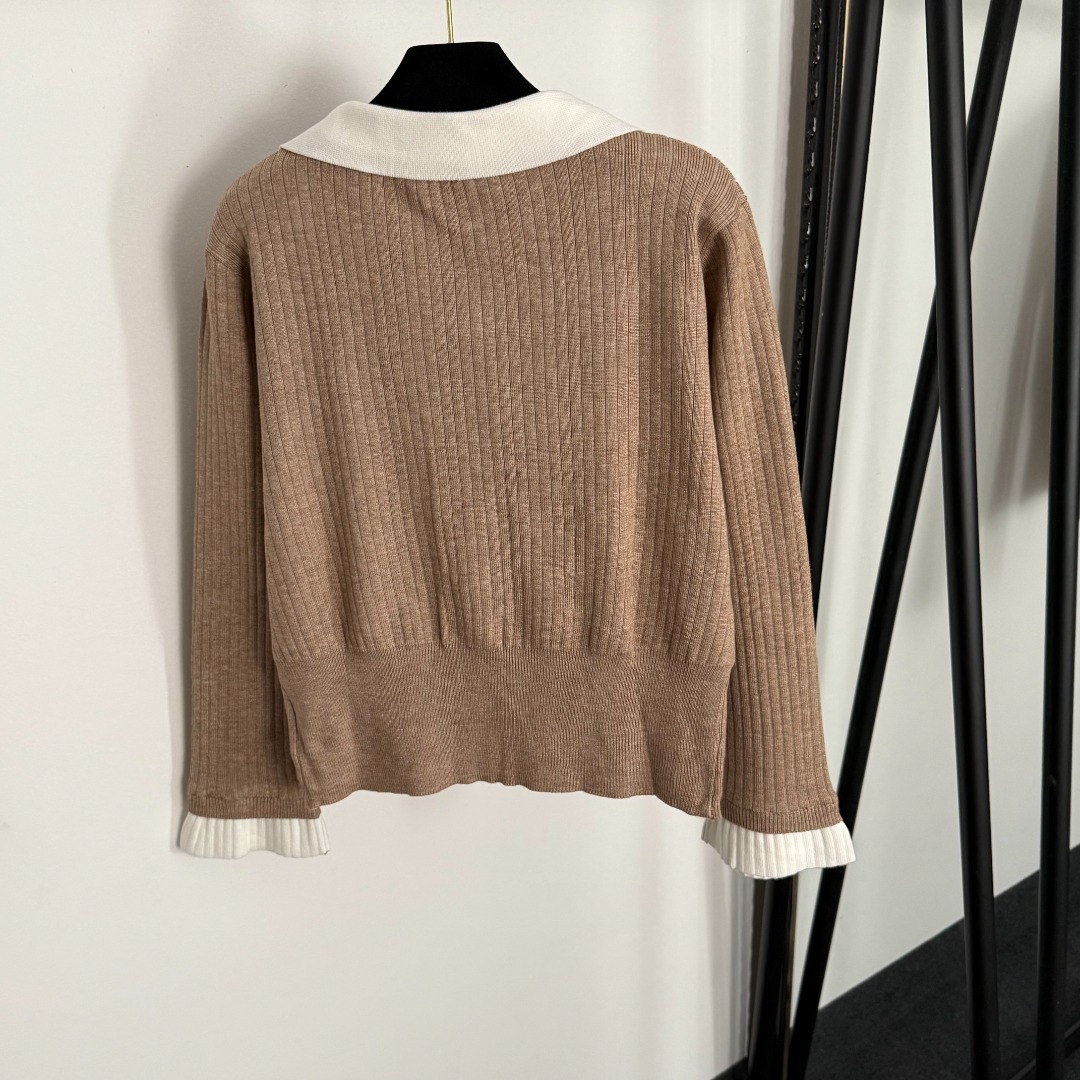 L 2 set Knitted cardigan+high waisted knitted skirt