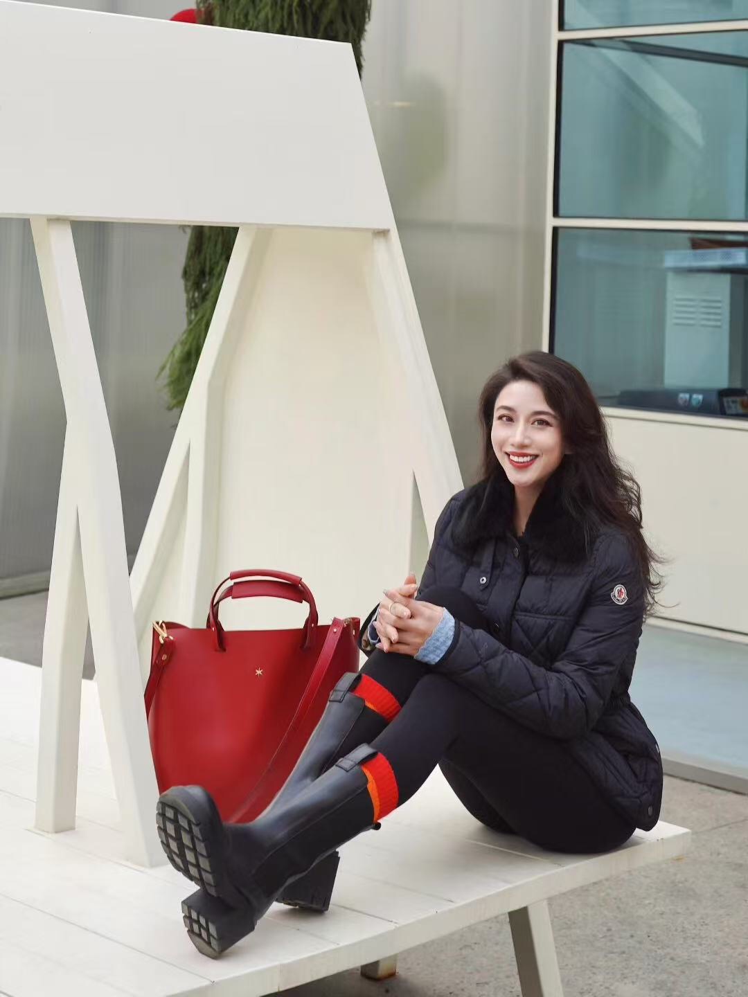 M Detachable Fur-Lined Hooded Long Sleeve Cotton Jacket