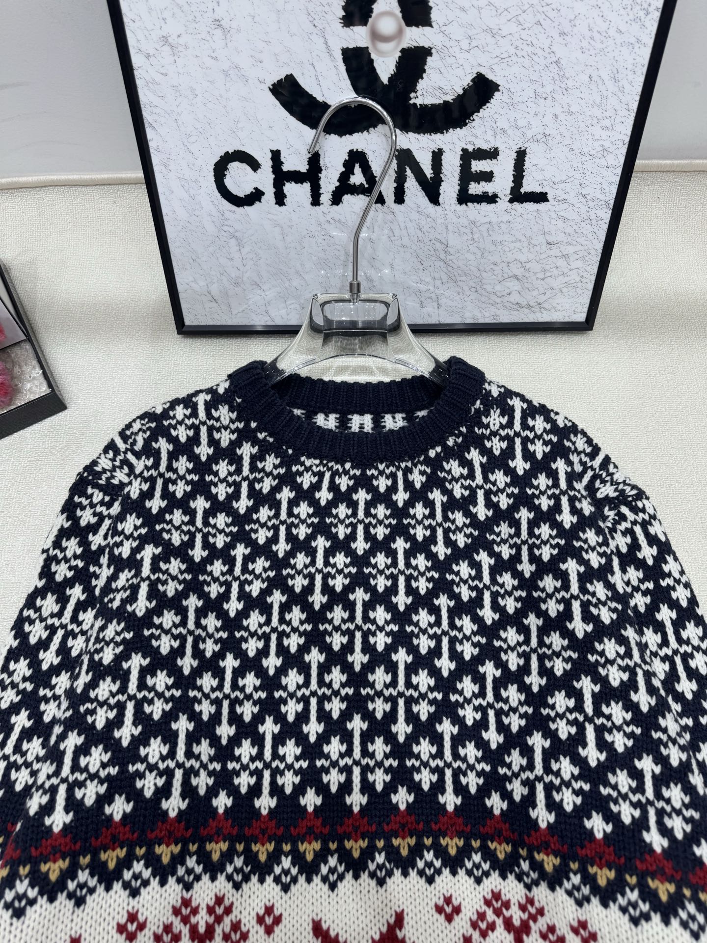 U Fashion Casual Loose Embroidered Round Neck Long Sleeve