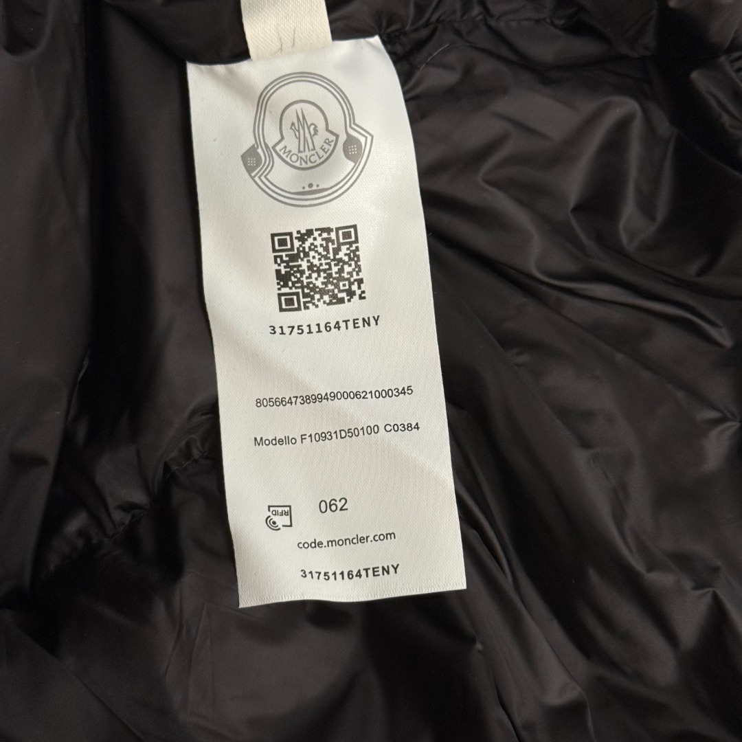 M Long-sleeved hooded down jacket