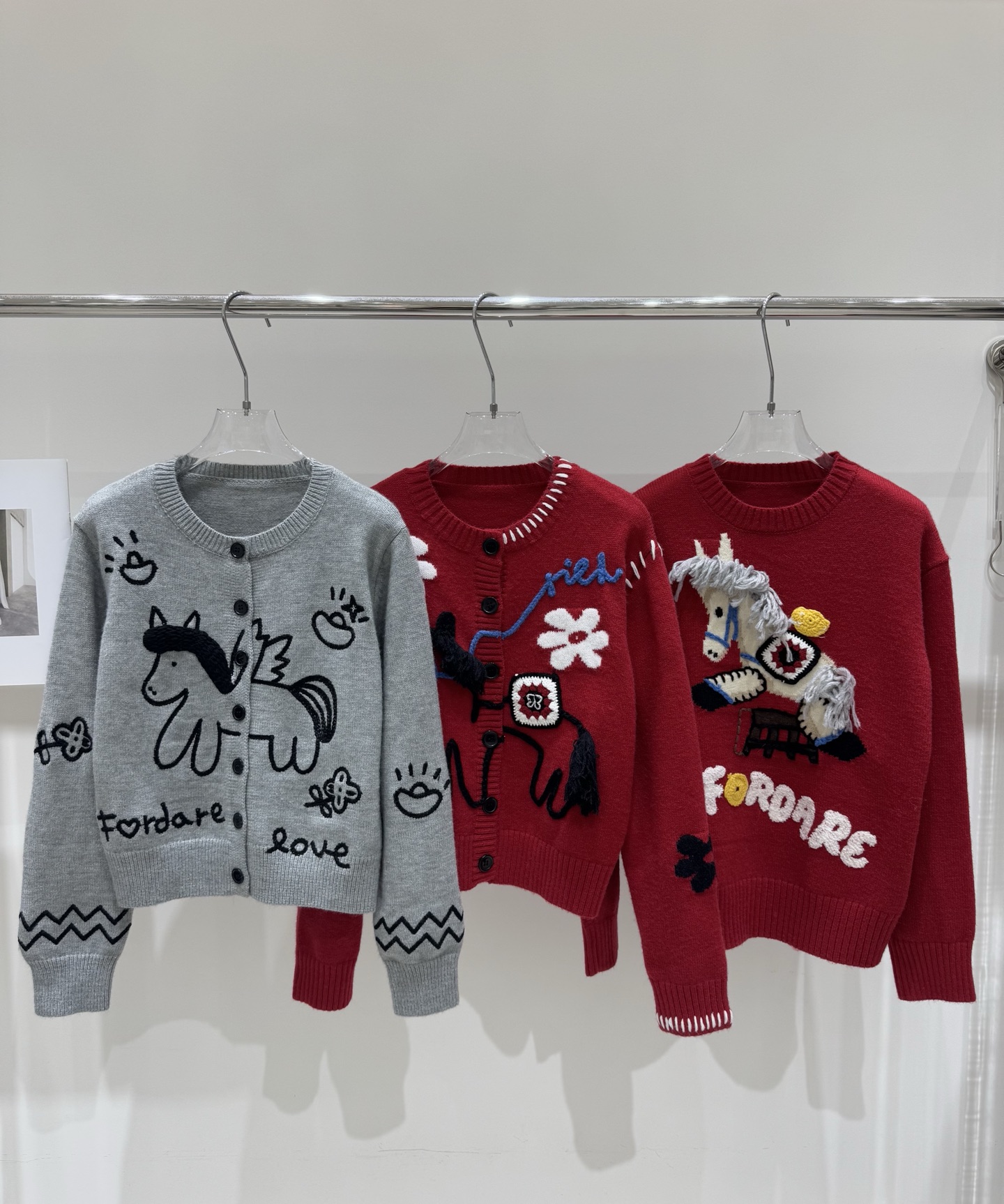 FO Fashion Casual Loose Embroidered Top