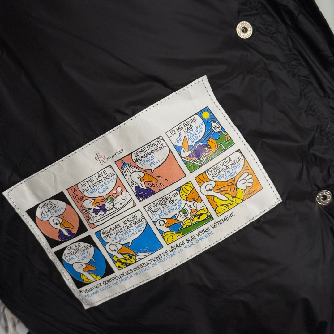 M Long-sleeved hooded down jacket