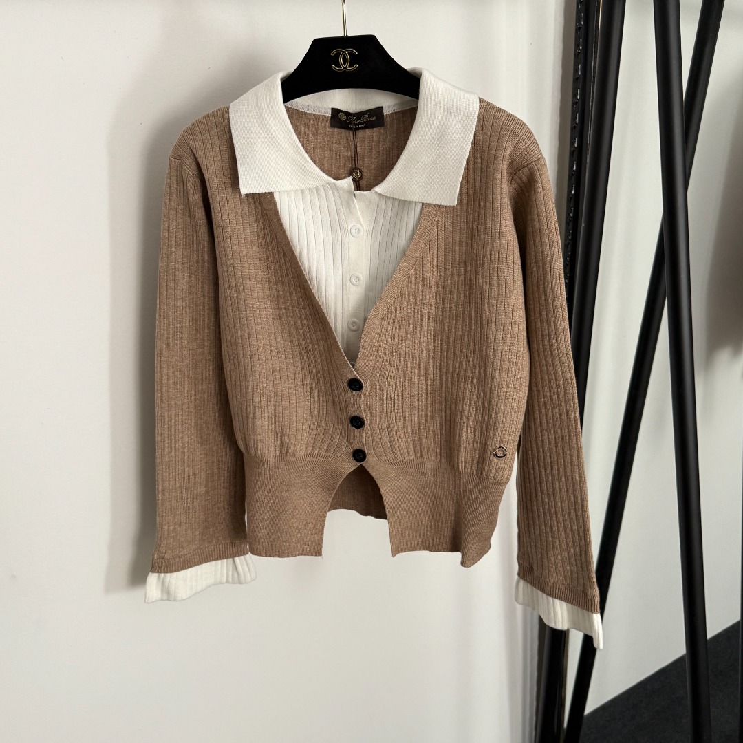 L 2 set Knitted cardigan+high waisted knitted skirt