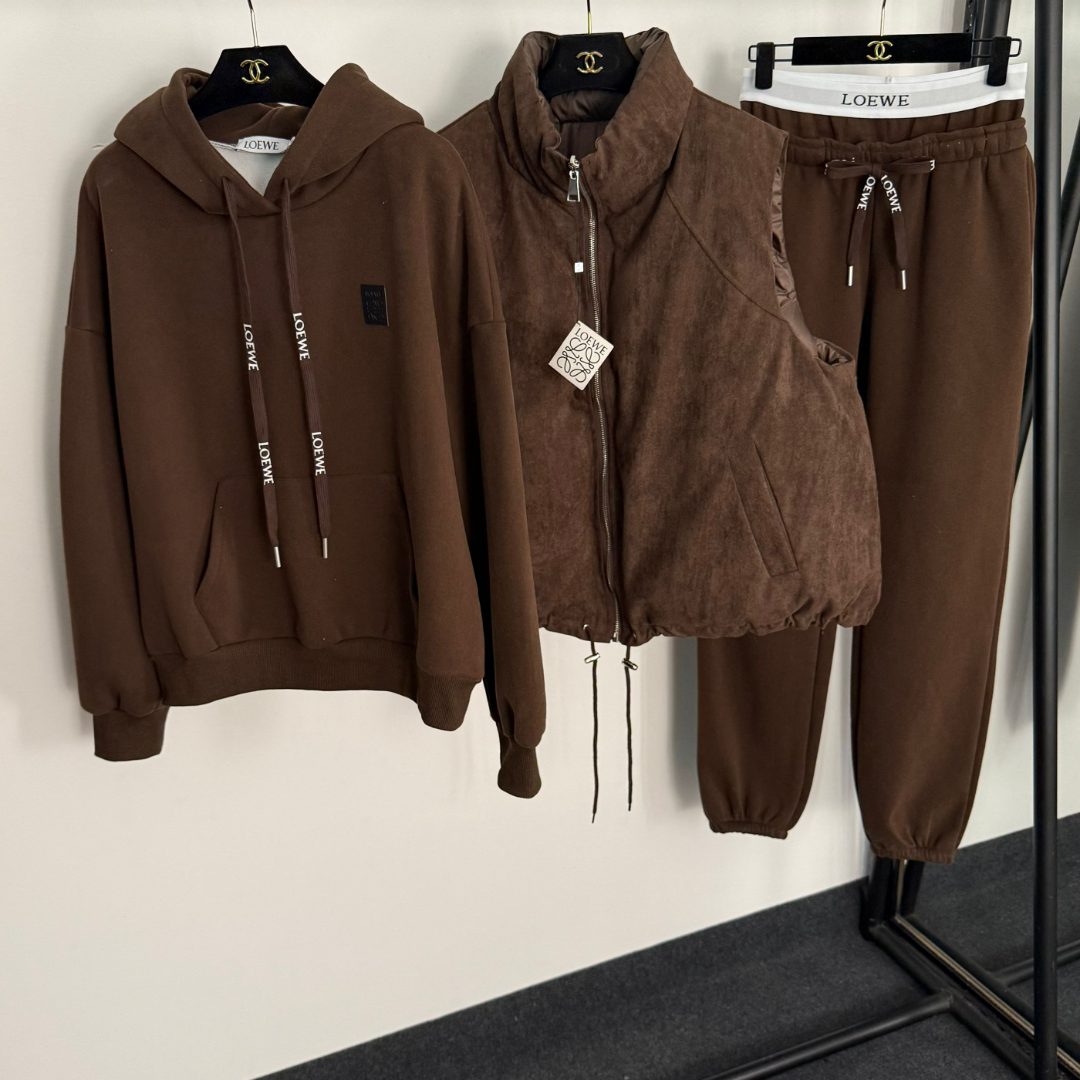 L 3 SET Coat  sweatshirt pants