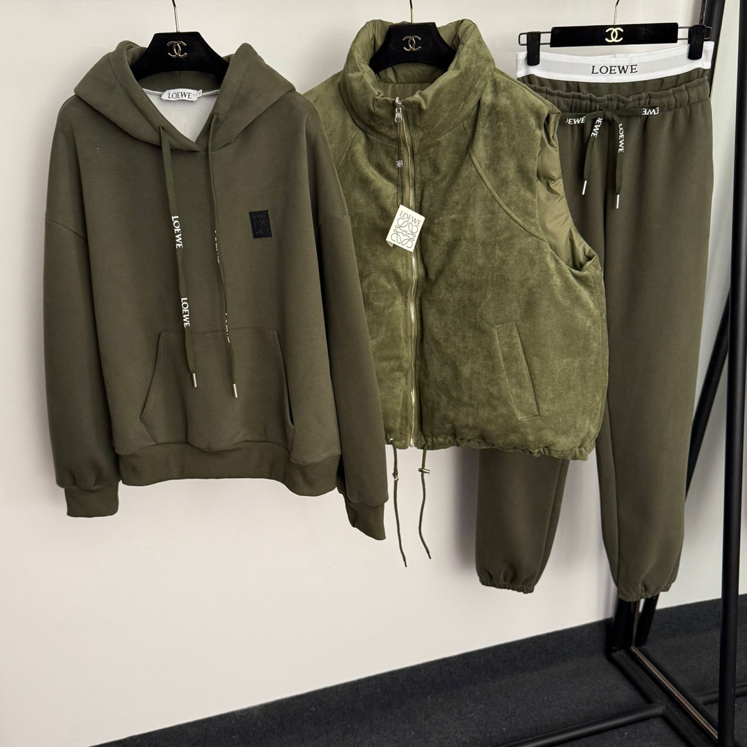 L 3 SET Coat  sweatshirt pants