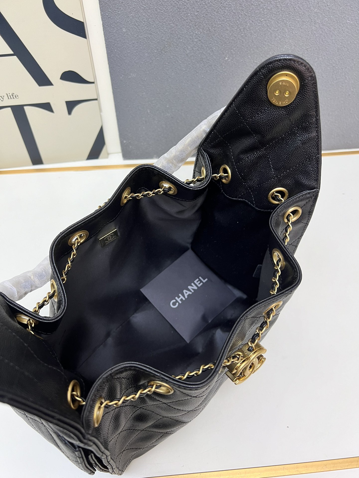 C design 2025 hobo handbag Lychee pattern