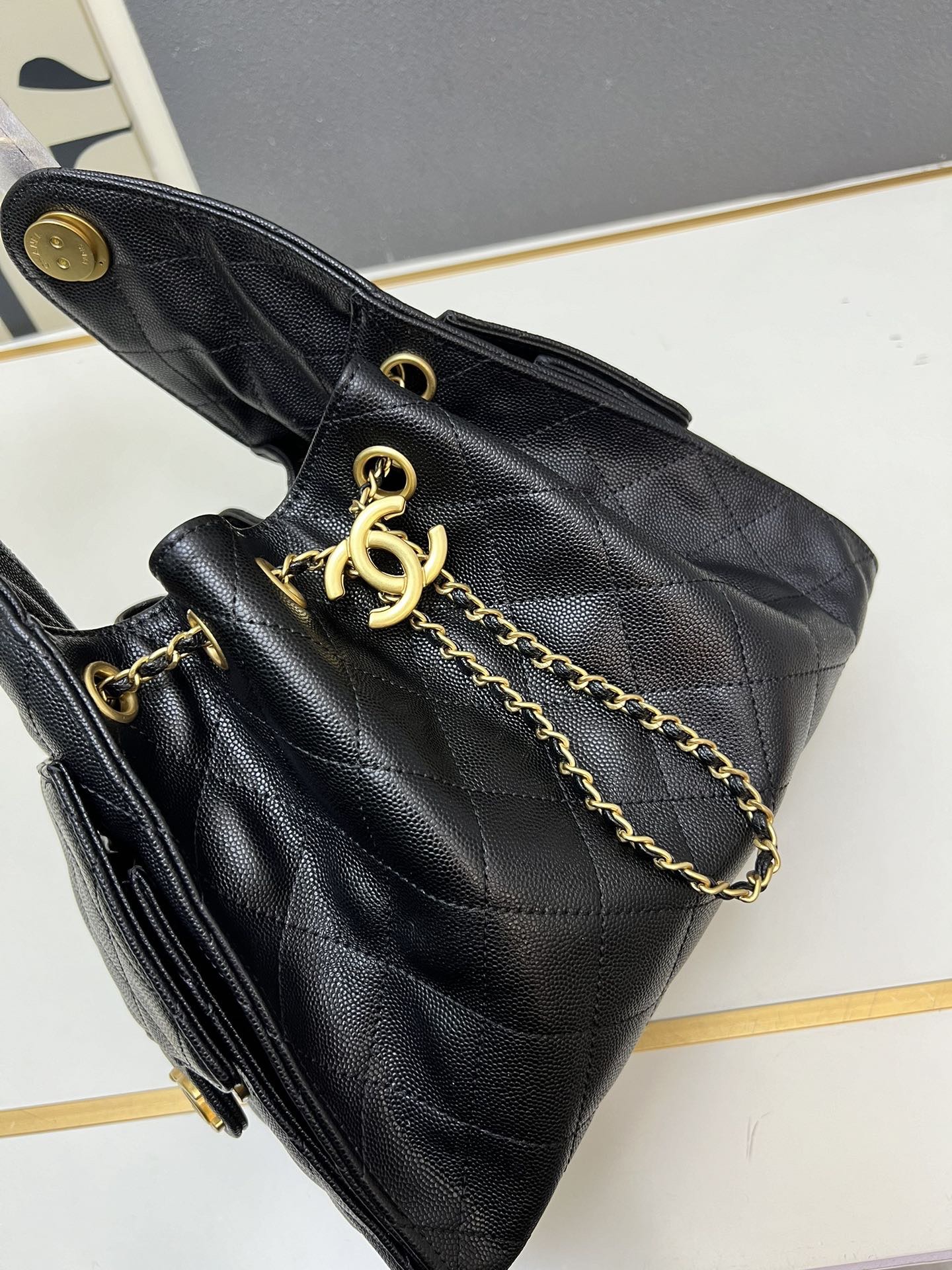 C design 2025 hobo handbag Lychee pattern