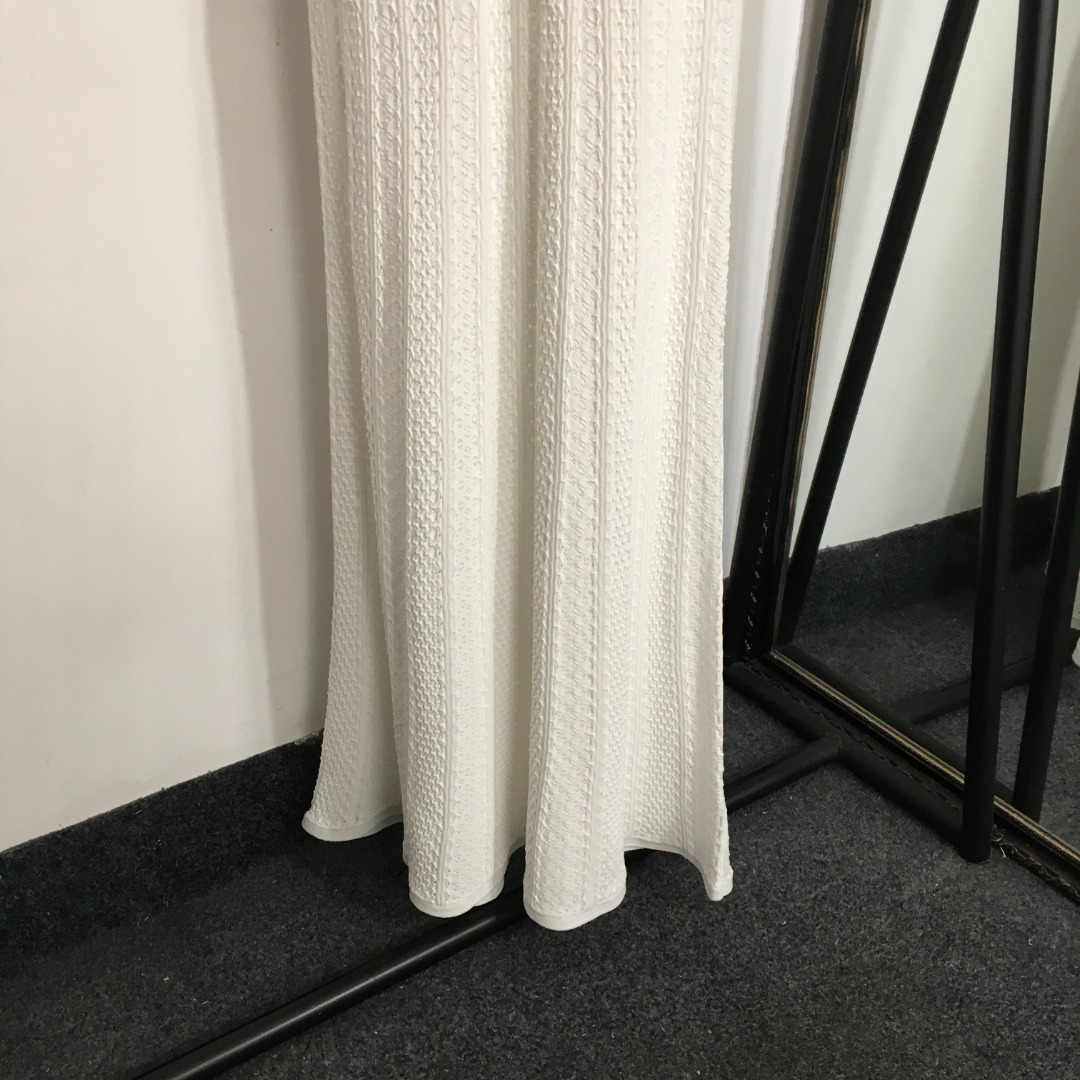 S Blended Knit Short Sleeve Dress