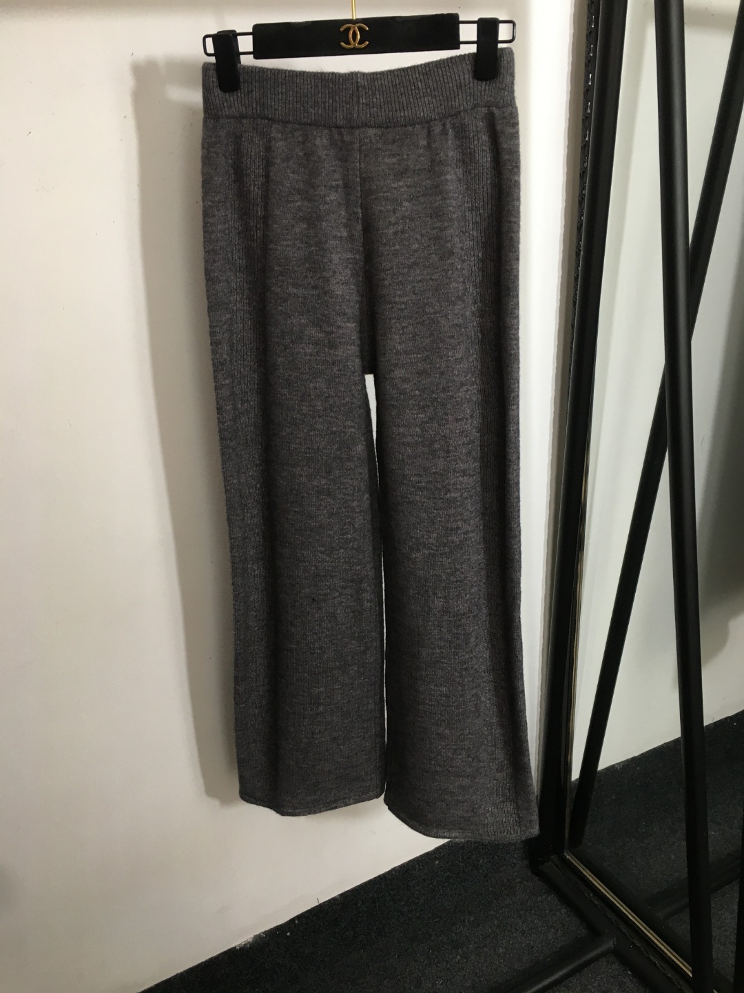 M 2set Zipper jacket+casual wide leg pants