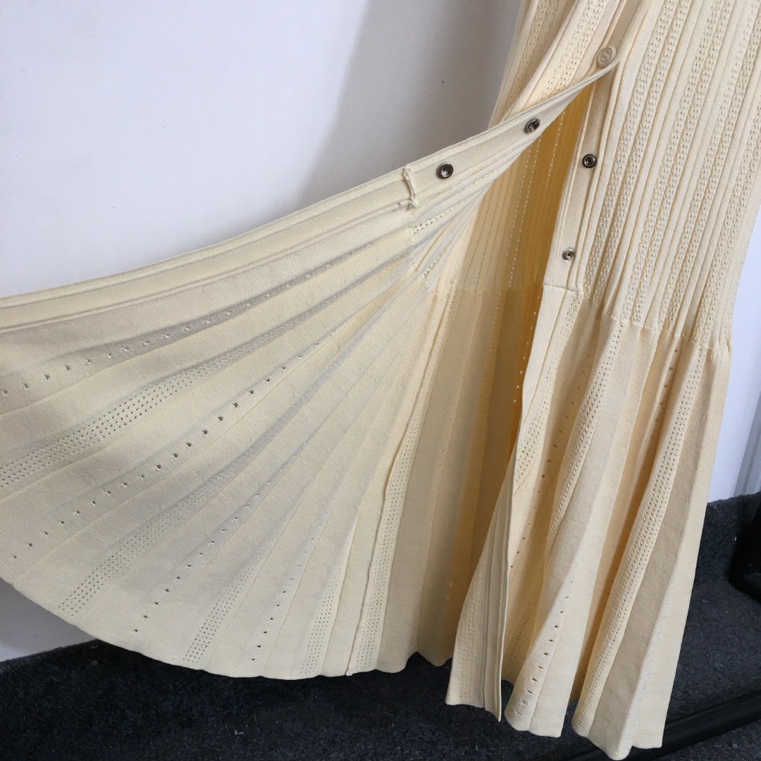 S Knitted short sleeved dress