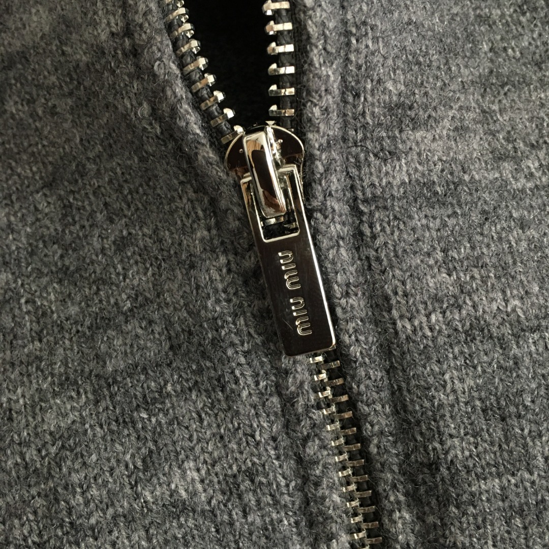 M 2set Zipper jacket+casual wide leg pants