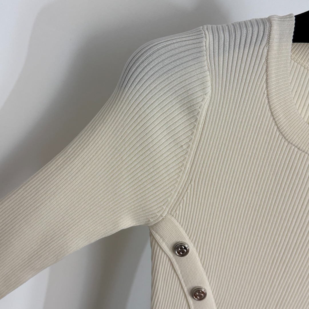 S Knitted long sleeved dress