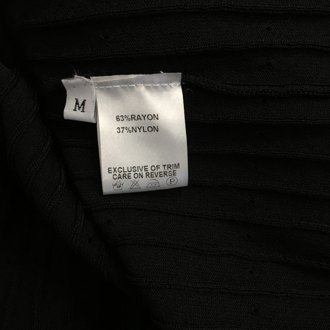 S Lantern long sleeved knitted dress