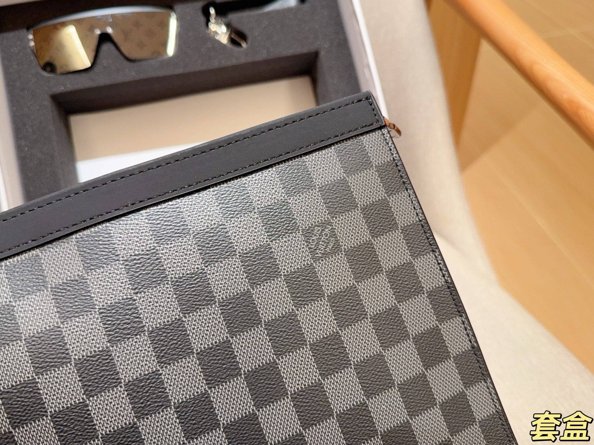 L design Toiletry Kit Bundle Sale (Toiletry Bag+ Sunglasses + Keychain)