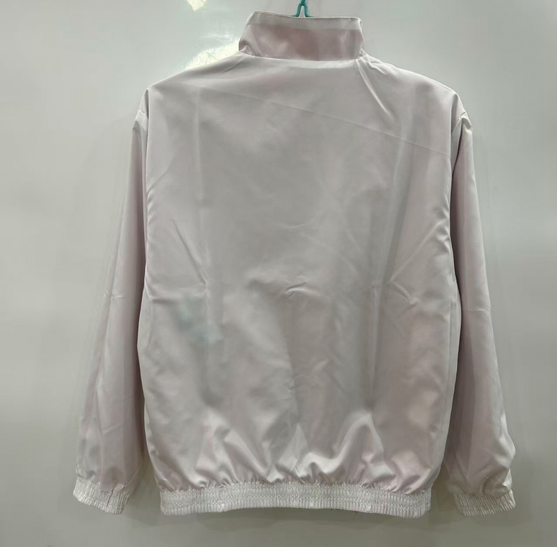 25-26 Real Madrid white and red reversible windbreaker