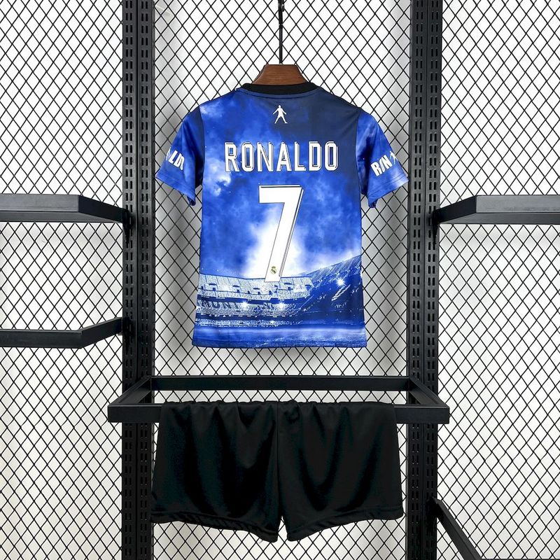 Cristiano Ronaldo 2025/26 Real Madrid Kids Kit