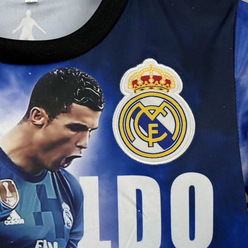 Cristiano Ronaldo 2025/26 Real Madrid Kids Kit