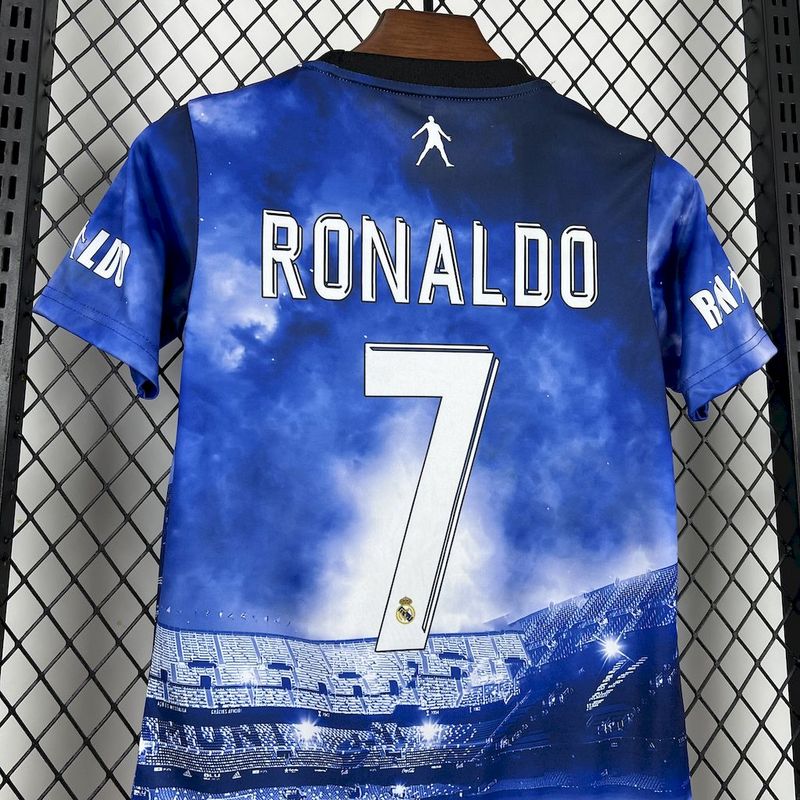 Cristiano Ronaldo 2025/26 Real Madrid Kids Kit