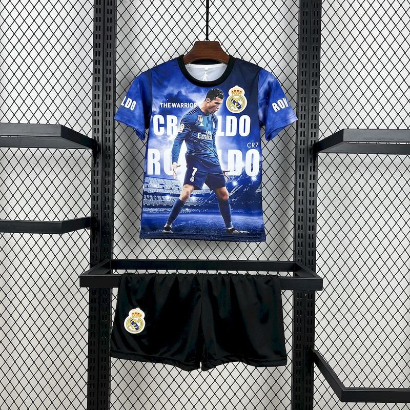 Cristiano Ronaldo 2025/26 Real Madrid Kids Kit