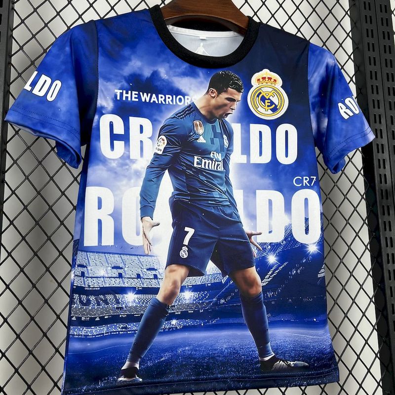 Cristiano Ronaldo 2025/26 Real Madrid Kids Kit