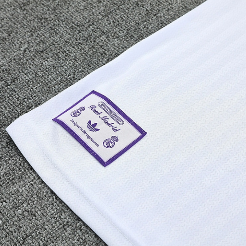 25-26 Real Madrid White and Purple training suit