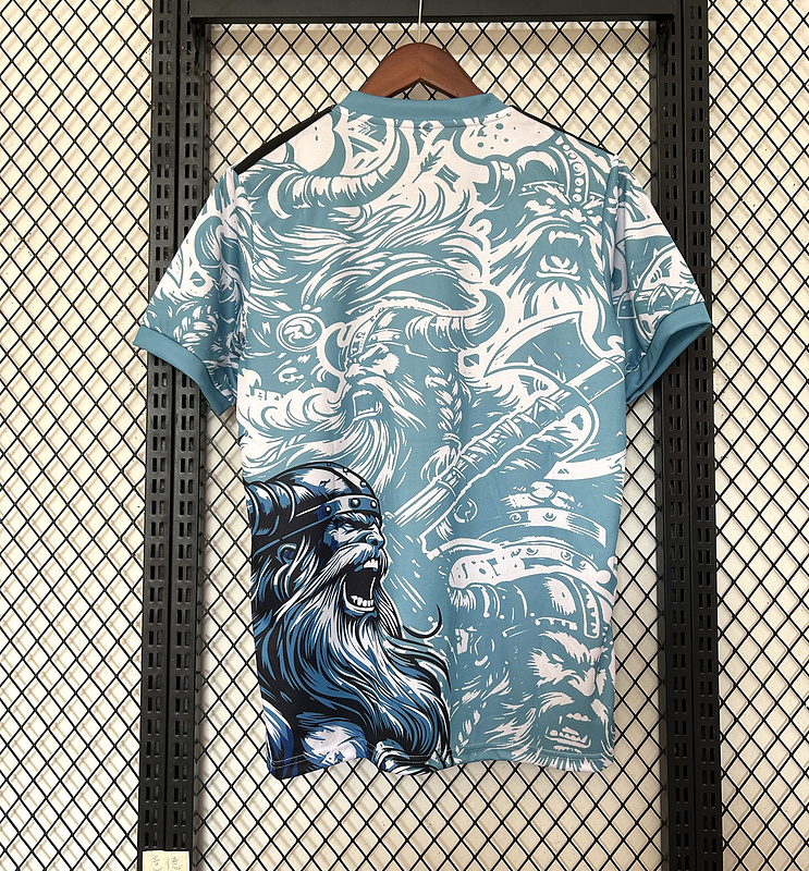 25-26 Real Madrid Blue And White Special Jersey