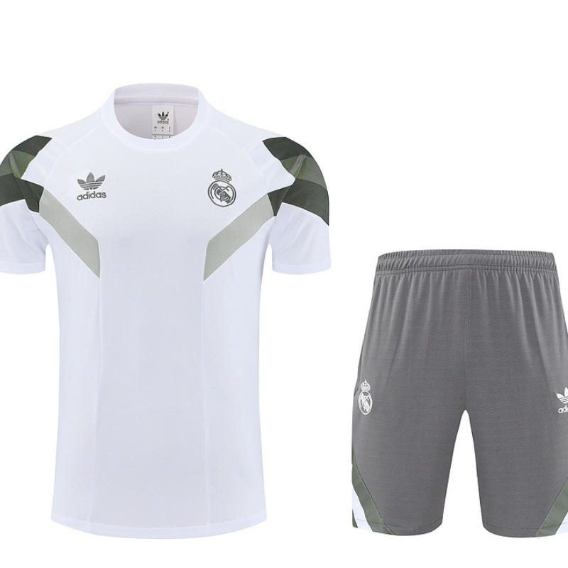 25-26 Real Madrid White training suit