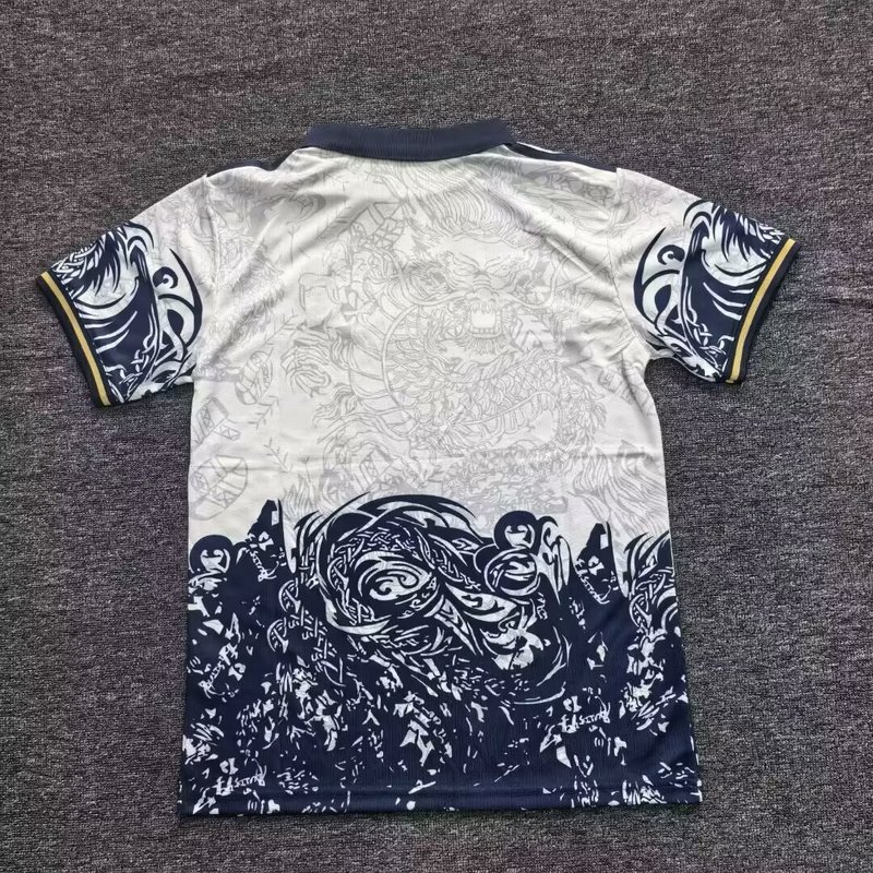 25-26 Real Madrid black and white dragon jersey