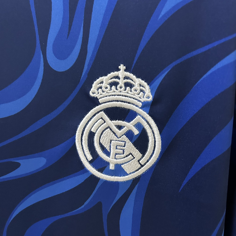 25-26 Real Madrid blue training jersey
