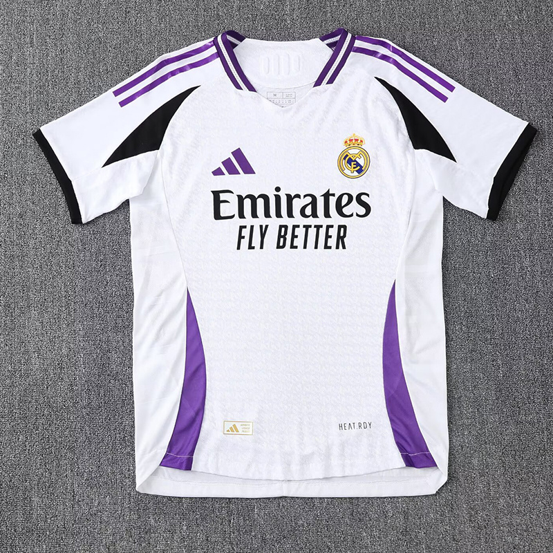 25-26 Real Madrid white and purple jersey