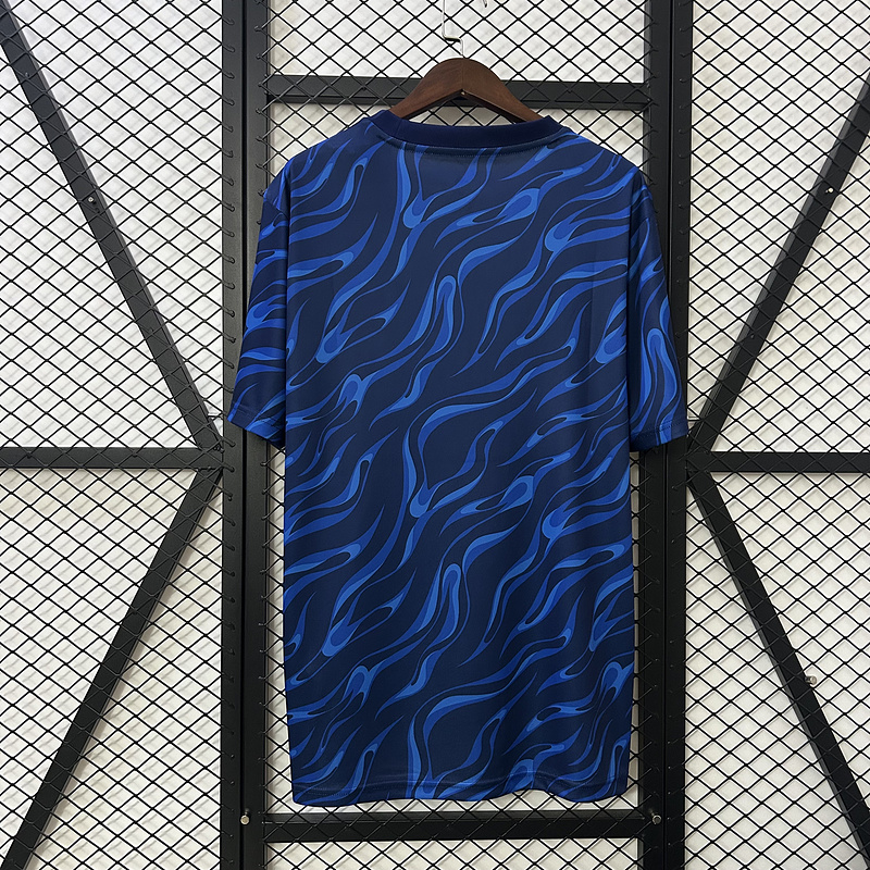 25-26 Real Madrid blue training jersey