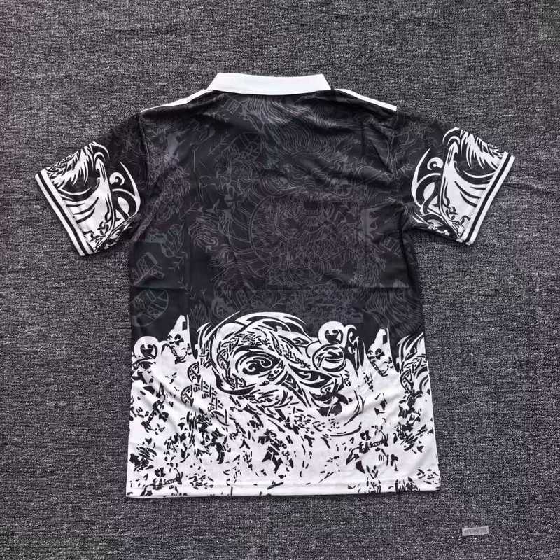 25-26 Real Madrid white and blue dragon jersey