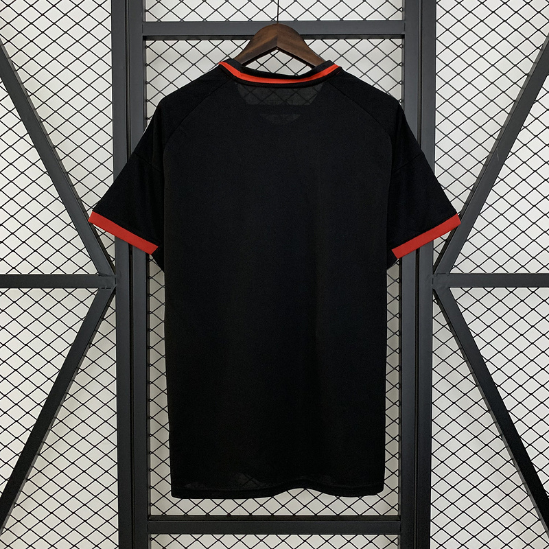 25-26 Real Madrid Black and Red Rose special jersey