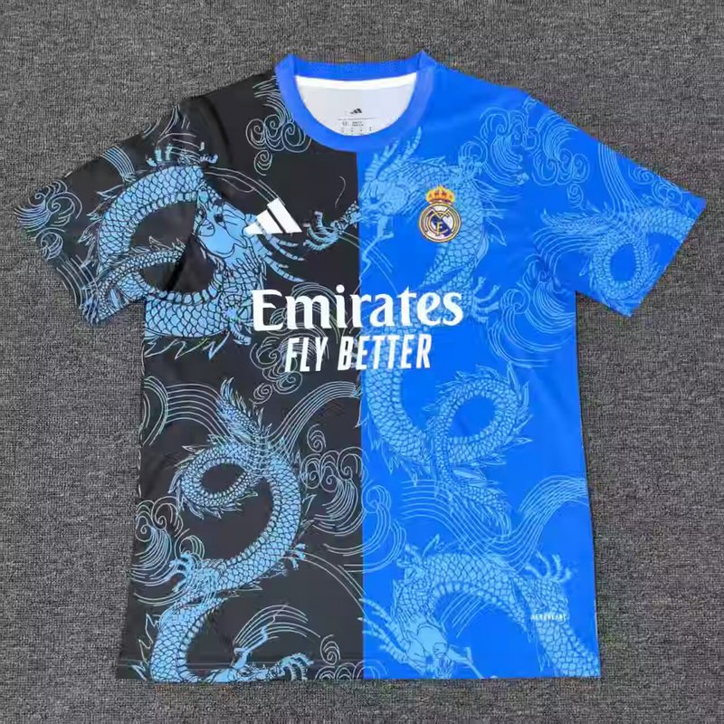 25-26 Real Madrid blue and black special jersey