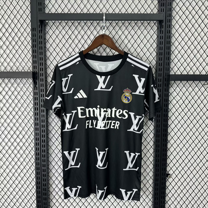 25-26 Real Madrid black VS LV Special jersey