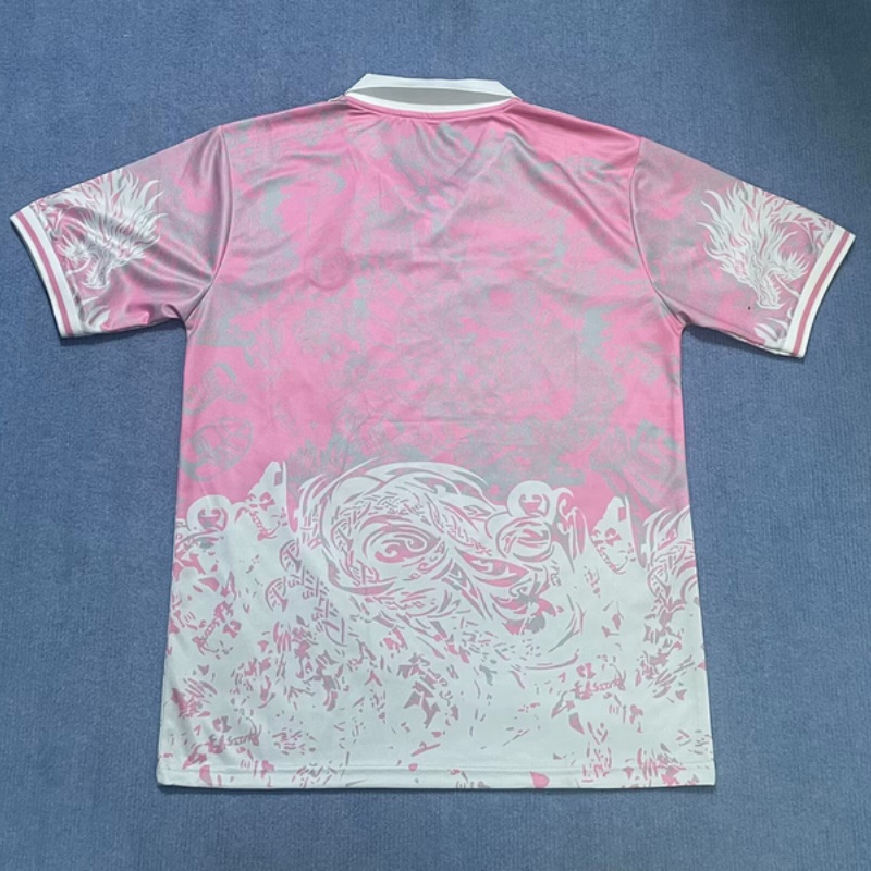 25-26 Real Madrid pink dragon special jersey