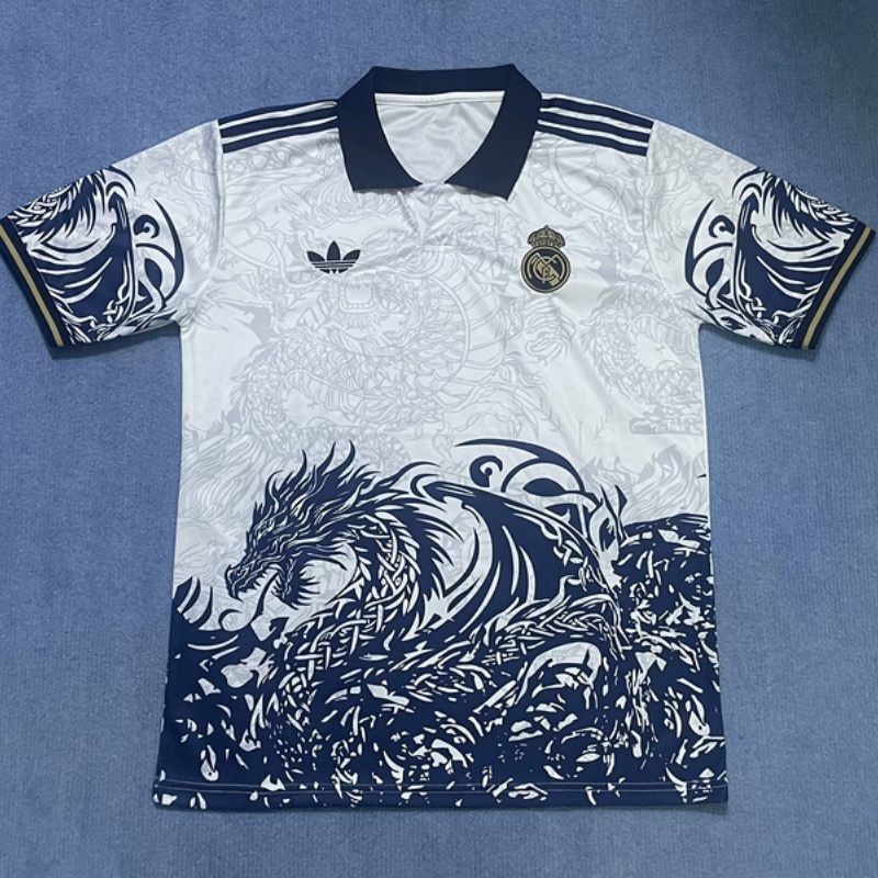 25-26 Real Madrid white dragon special jersey
